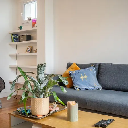 Cosy & Charming 1bd For 4 - Les Buttes Chaumont Apartman *